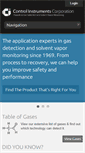 Mobile Screenshot of controlinstruments.com